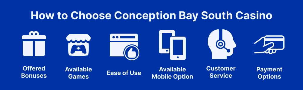 How to choose Conception Bay South casino