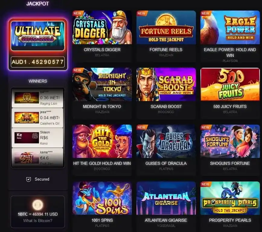 7bit casino jackpot